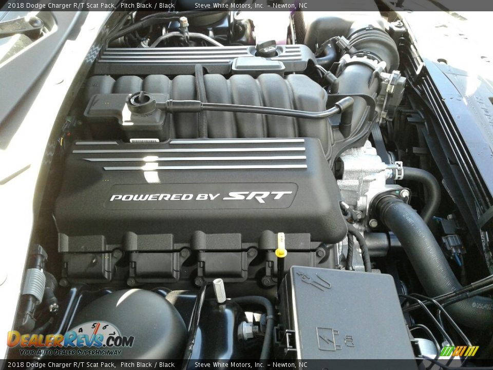 2018 Dodge Charger R/T Scat Pack Pitch Black / Black Photo #27