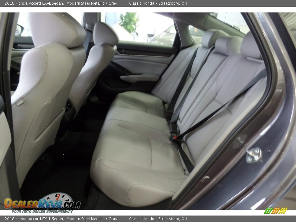 2018 Honda Accord EX-L Sedan Modern Steel Metallic / Gray Photo #11