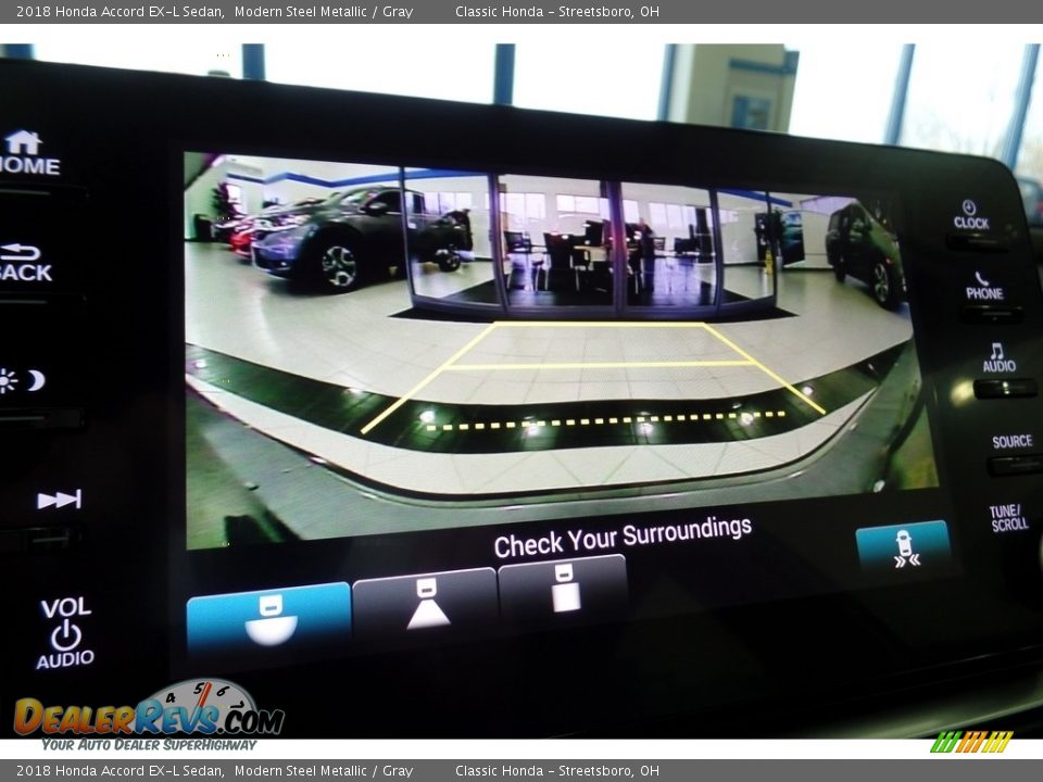 2018 Honda Accord EX-L Sedan Modern Steel Metallic / Gray Photo #16