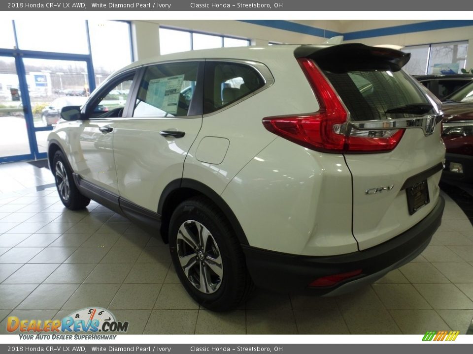 2018 Honda CR-V LX AWD White Diamond Pearl / Ivory Photo #2