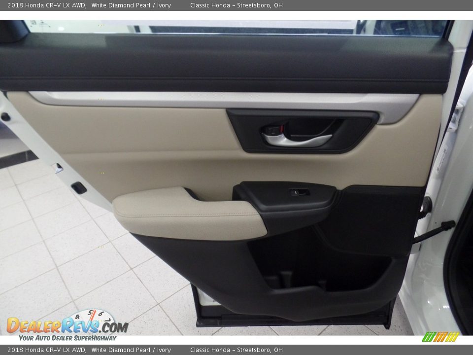 2018 Honda CR-V LX AWD White Diamond Pearl / Ivory Photo #6