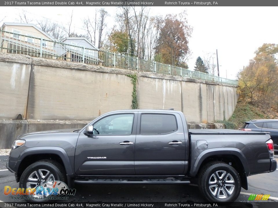 2017 Toyota Tacoma Limited Double Cab 4x4 Magnetic Gray Metallic / Limited Hickory Photo #3
