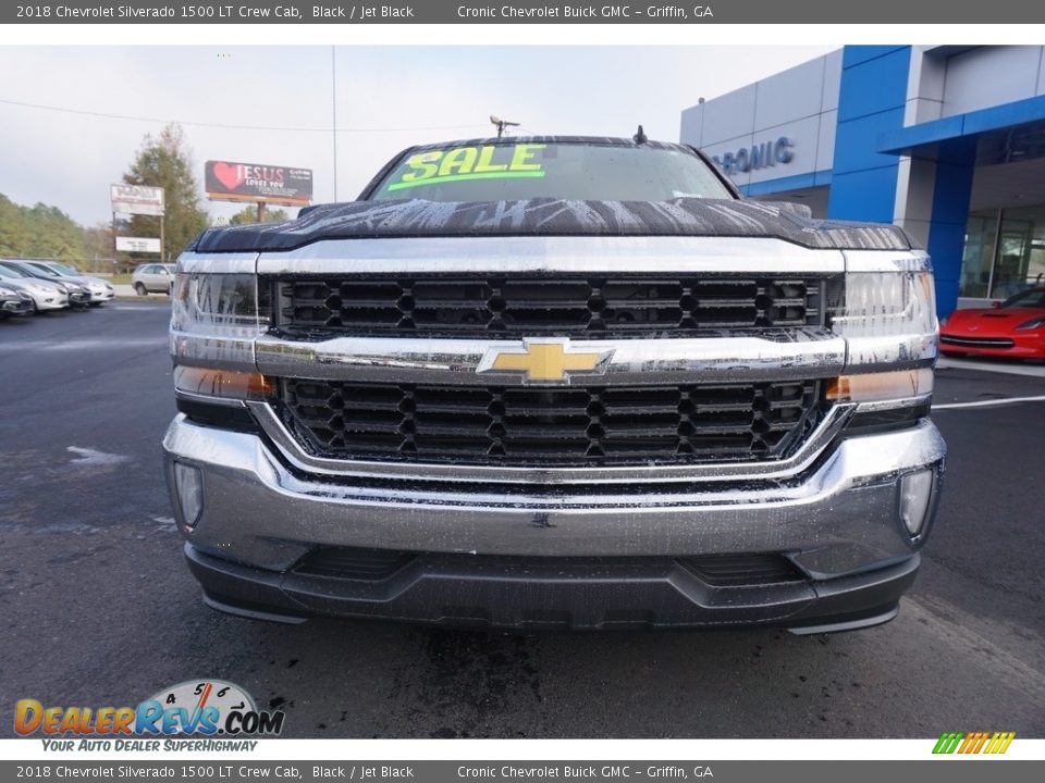 2018 Chevrolet Silverado 1500 LT Crew Cab Black / Jet Black Photo #2