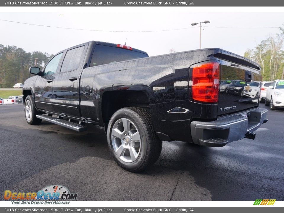 2018 Chevrolet Silverado 1500 LT Crew Cab Black / Jet Black Photo #5