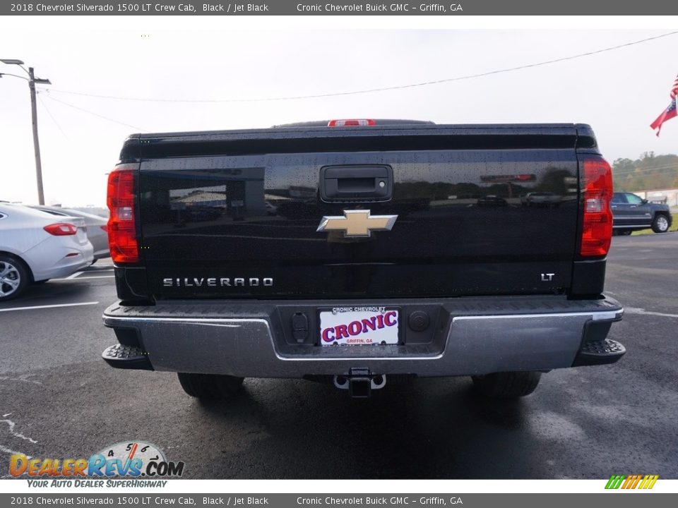 2018 Chevrolet Silverado 1500 LT Crew Cab Black / Jet Black Photo #6