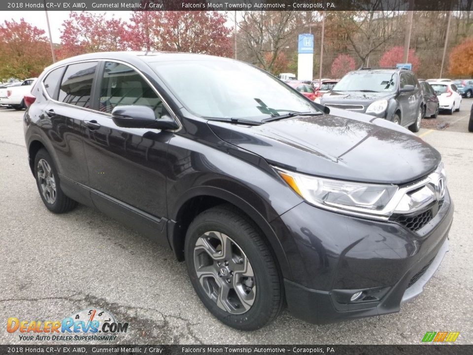 Front 3/4 View of 2018 Honda CR-V EX AWD Photo #5