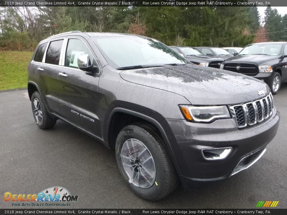 2018 Jeep Grand Cherokee Limited 4x4 Granite Crystal Metallic / Black Photo #6