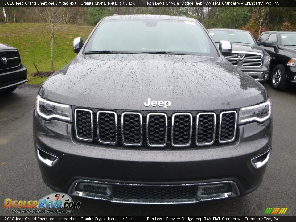 2018 Jeep Grand Cherokee Limited 4x4 Granite Crystal Metallic / Black Photo #7