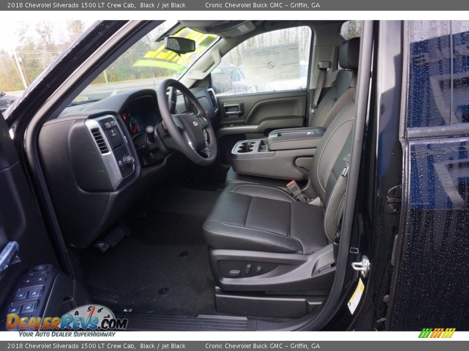 2018 Chevrolet Silverado 1500 LT Crew Cab Black / Jet Black Photo #9