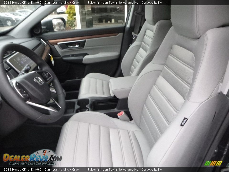 Front Seat of 2018 Honda CR-V EX AWD Photo #8