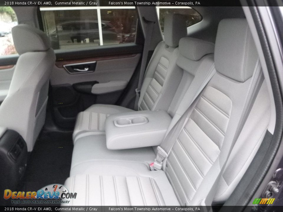 Rear Seat of 2018 Honda CR-V EX AWD Photo #9