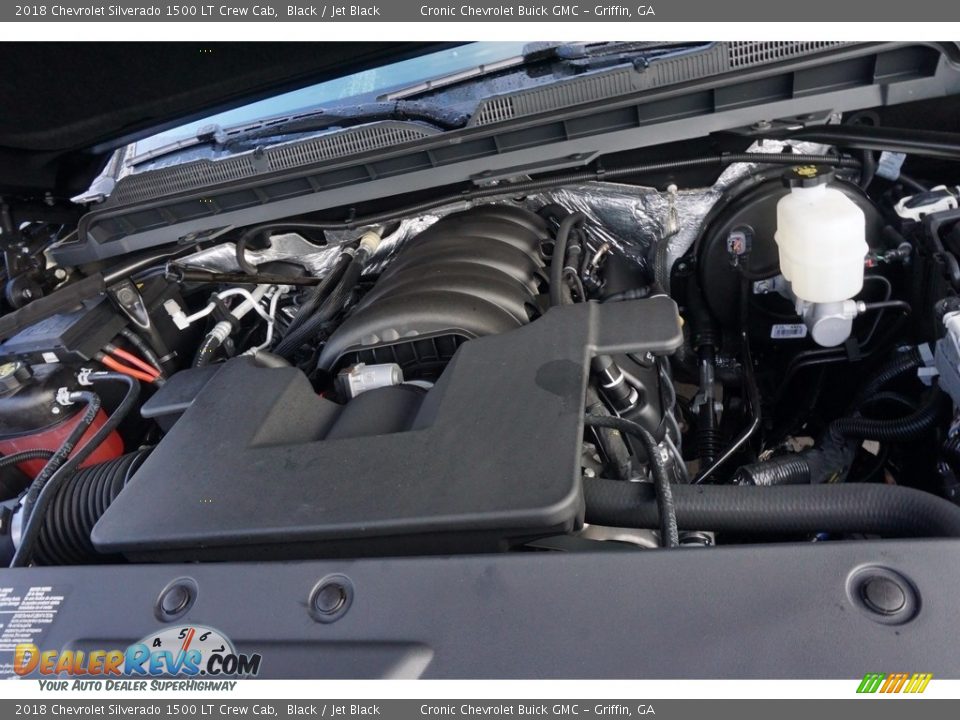 2018 Chevrolet Silverado 1500 LT Crew Cab Black / Jet Black Photo #11