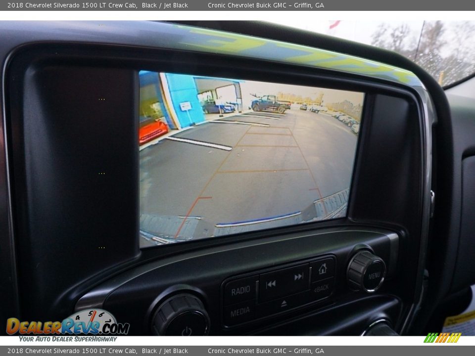 2018 Chevrolet Silverado 1500 LT Crew Cab Black / Jet Black Photo #14