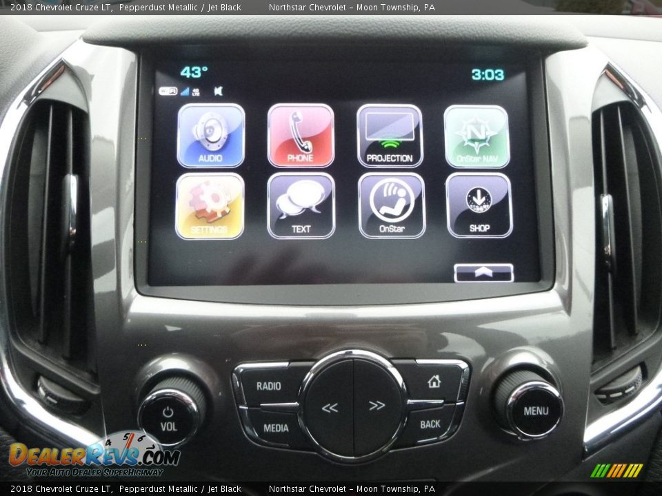 2018 Chevrolet Cruze LT Pepperdust Metallic / Jet Black Photo #19