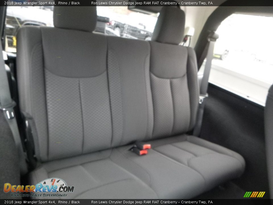 2018 Jeep Wrangler Sport 4x4 Rhino / Black Photo #12