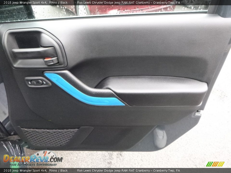 2018 Jeep Wrangler Sport 4x4 Rhino / Black Photo #13