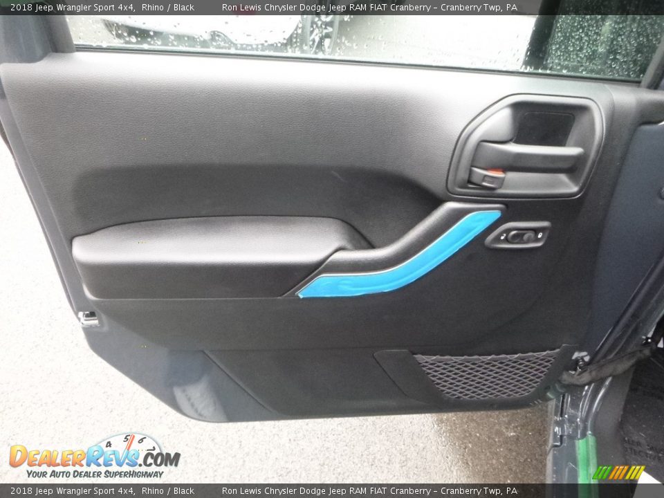 2018 Jeep Wrangler Sport 4x4 Rhino / Black Photo #14