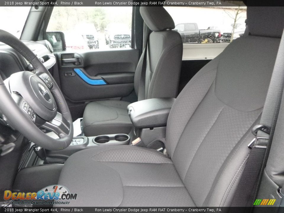 2018 Jeep Wrangler Sport 4x4 Rhino / Black Photo #15