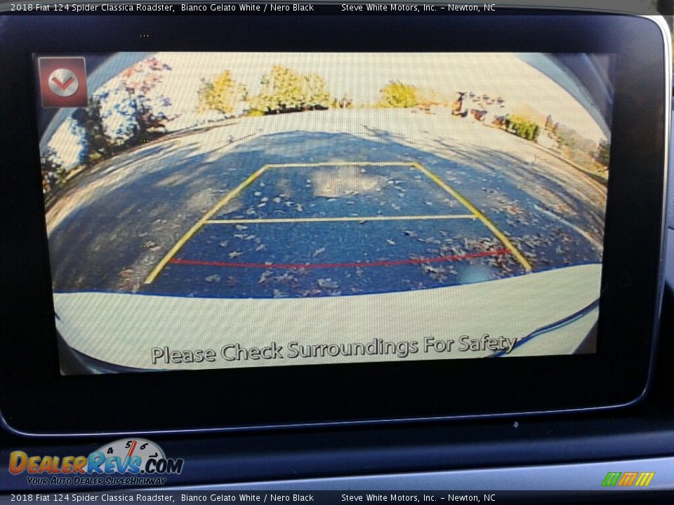 2018 Fiat 124 Spider Classica Roadster Bianco Gelato White / Nero Black Photo #19