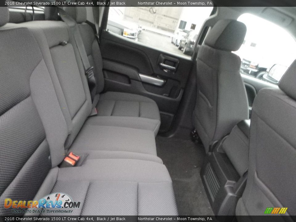 2018 Chevrolet Silverado 1500 LT Crew Cab 4x4 Black / Jet Black Photo #13