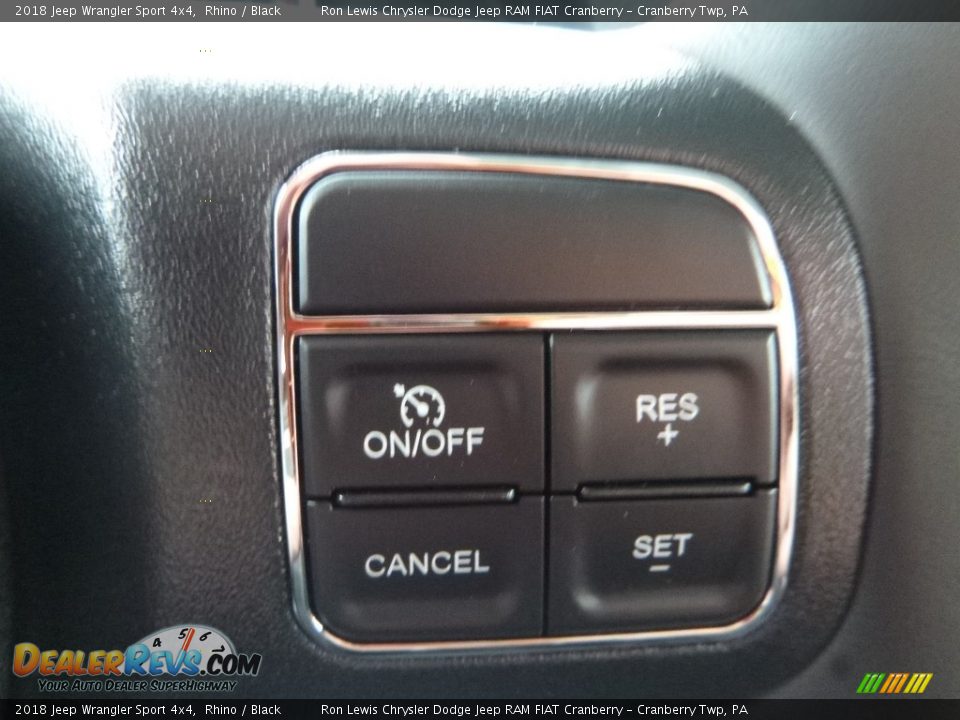 2018 Jeep Wrangler Sport 4x4 Rhino / Black Photo #18