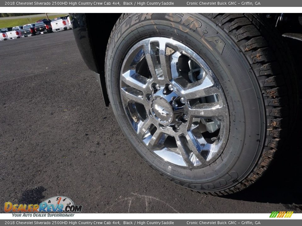 2018 Chevrolet Silverado 2500HD High Country Crew Cab 4x4 Black / High Country Saddle Photo #11