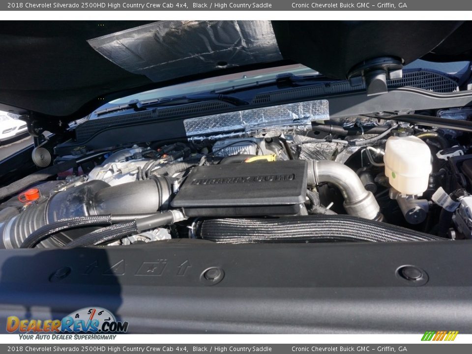 2018 Chevrolet Silverado 2500HD High Country Crew Cab 4x4 Black / High Country Saddle Photo #13