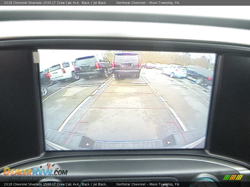 2018 Chevrolet Silverado 1500 LT Crew Cab 4x4 Black / Jet Black Photo #19