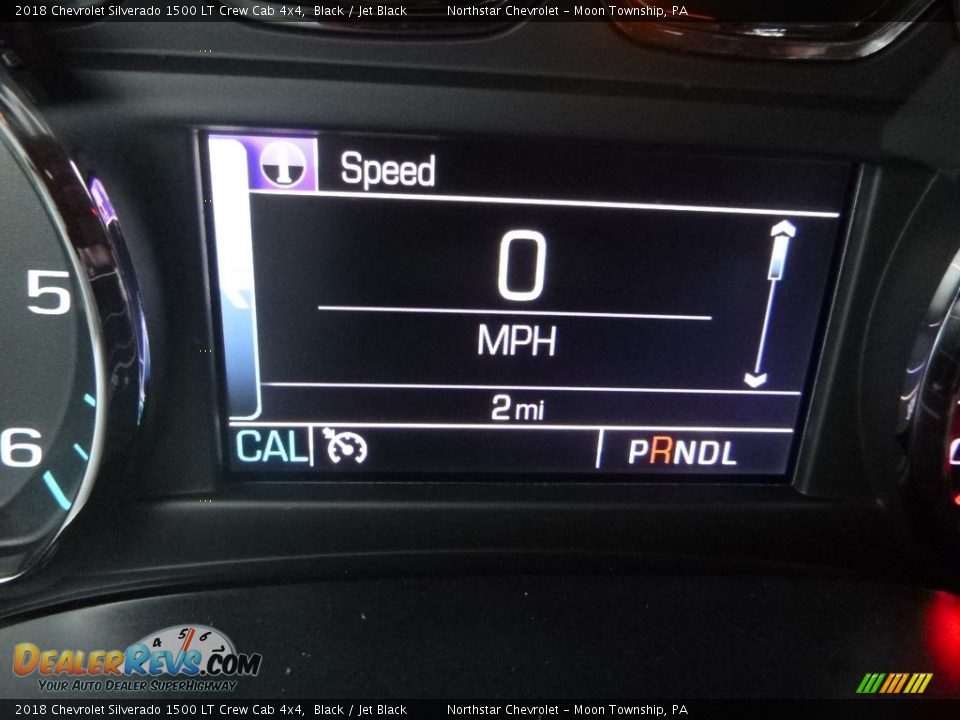 2018 Chevrolet Silverado 1500 LT Crew Cab 4x4 Black / Jet Black Photo #20