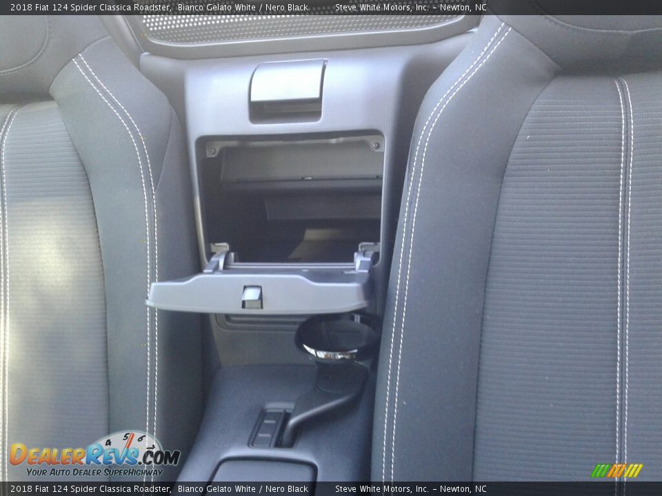 2018 Fiat 124 Spider Classica Roadster Bianco Gelato White / Nero Black Photo #28