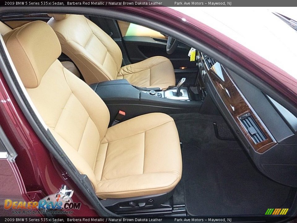 2009 BMW 5 Series 535xi Sedan Barbera Red Metallic / Natural Brown Dakota Leather Photo #20