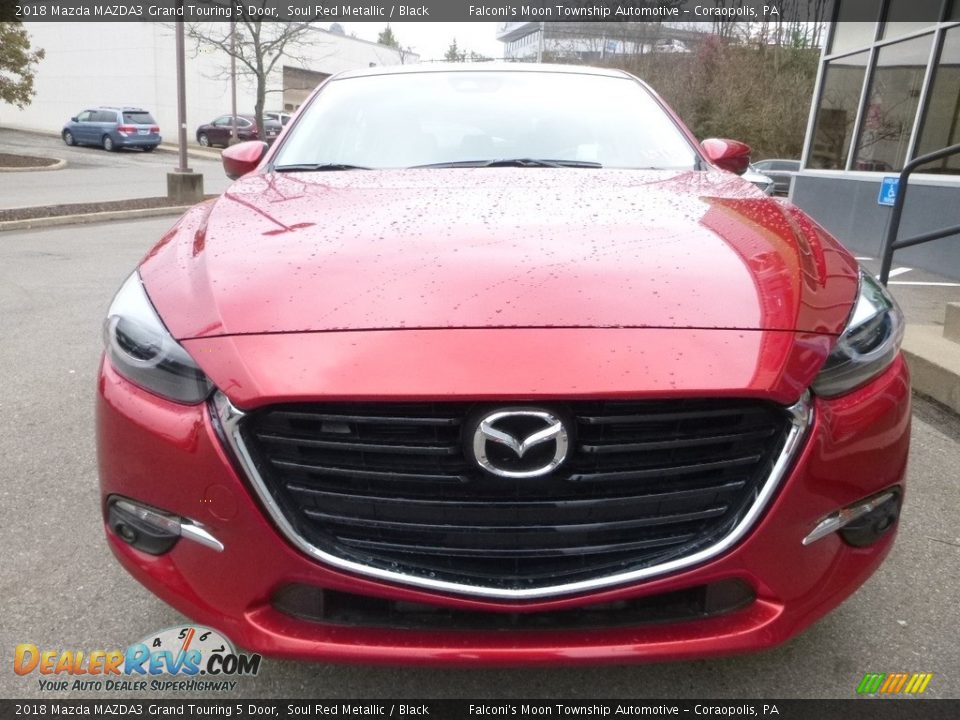 2018 Mazda MAZDA3 Grand Touring 5 Door Soul Red Metallic / Black Photo #4