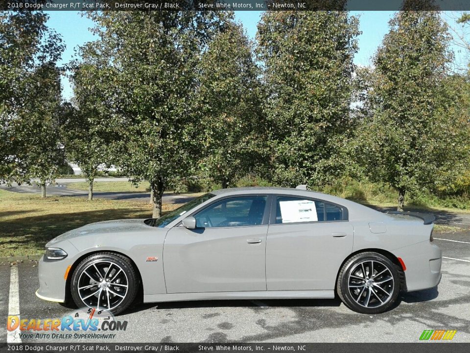 2018 Dodge Charger R/T Scat Pack Destroyer Gray / Black Photo #1