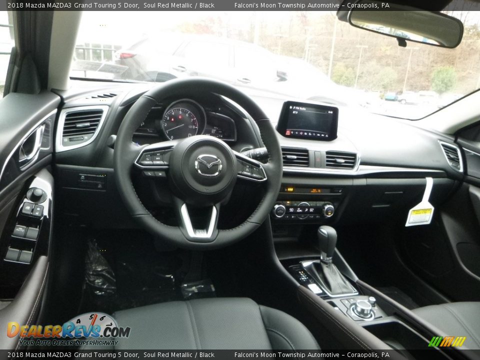 Black Interior - 2018 Mazda MAZDA3 Grand Touring 5 Door Photo #9