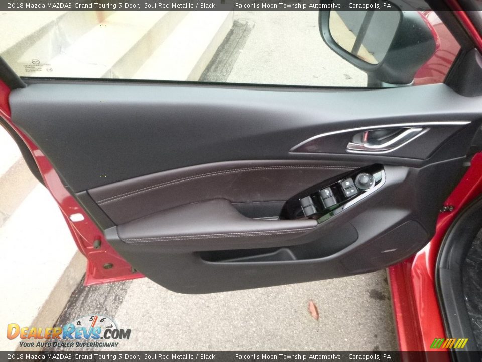 2018 Mazda MAZDA3 Grand Touring 5 Door Soul Red Metallic / Black Photo #10