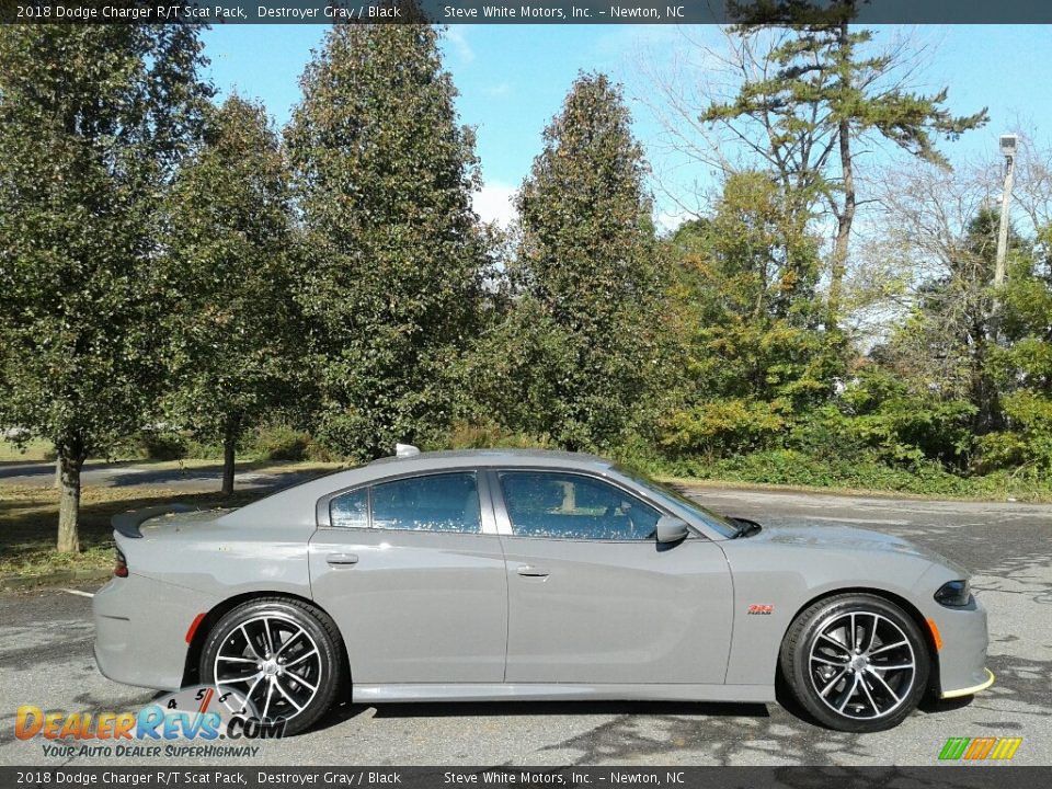 2018 Dodge Charger R/T Scat Pack Destroyer Gray / Black Photo #5