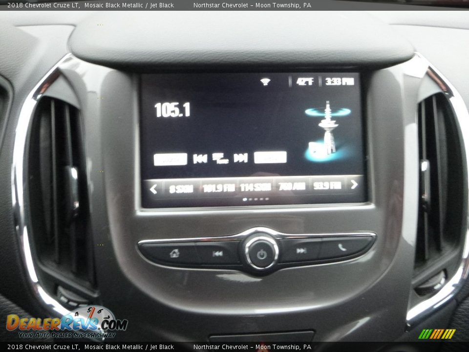 2018 Chevrolet Cruze LT Mosaic Black Metallic / Jet Black Photo #18
