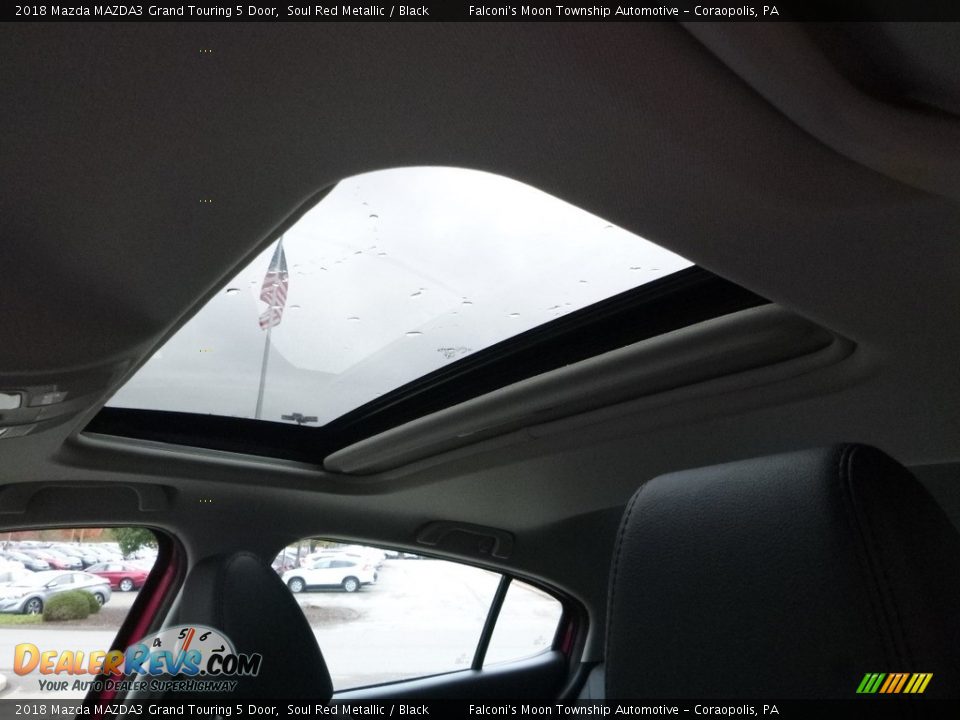 2018 Mazda MAZDA3 Grand Touring 5 Door Soul Red Metallic / Black Photo #13