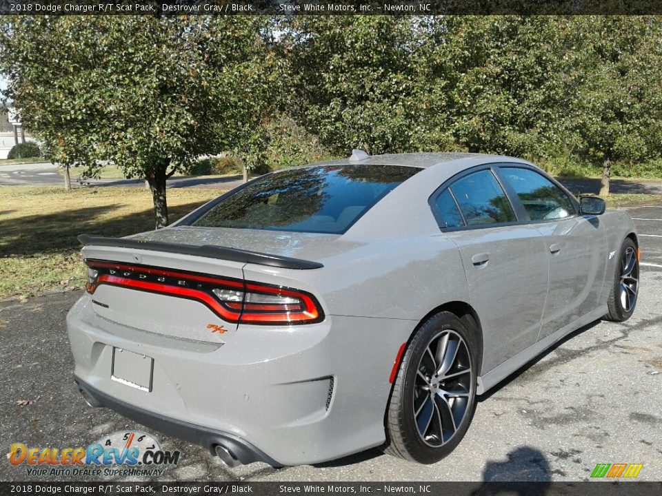 2018 Dodge Charger R/T Scat Pack Destroyer Gray / Black Photo #6