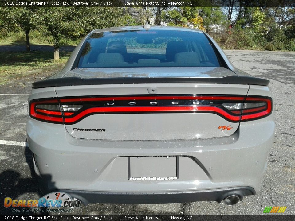 2018 Dodge Charger R/T Scat Pack Destroyer Gray / Black Photo #7