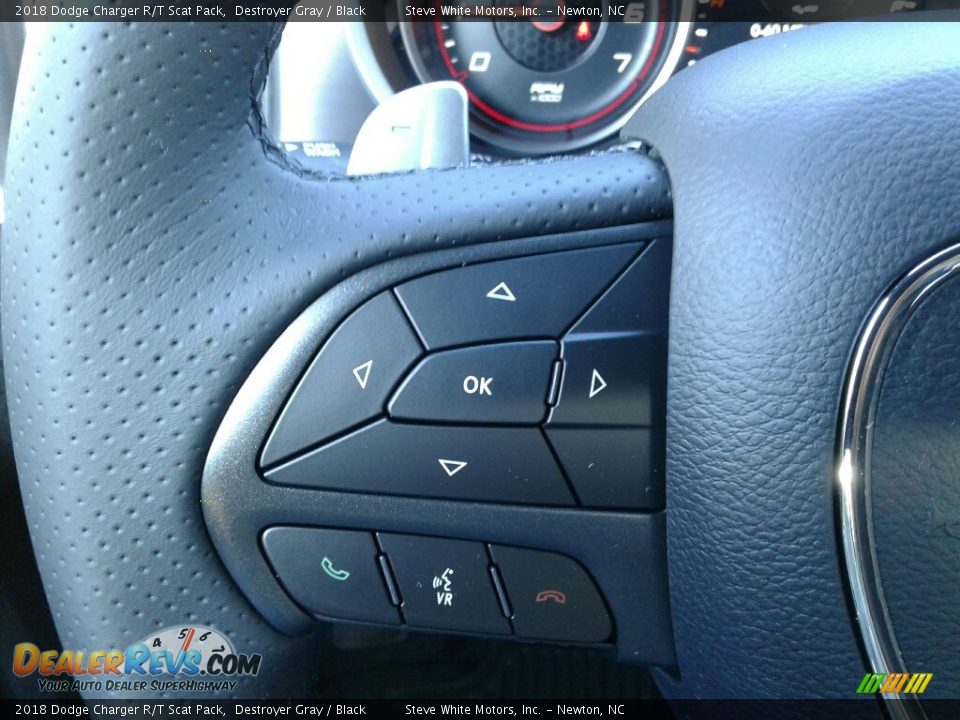 2018 Dodge Charger R/T Scat Pack Destroyer Gray / Black Photo #16