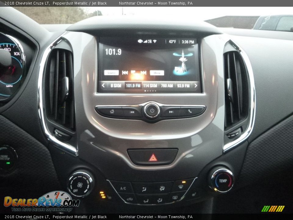 2018 Chevrolet Cruze LT Pepperdust Metallic / Jet Black Photo #18