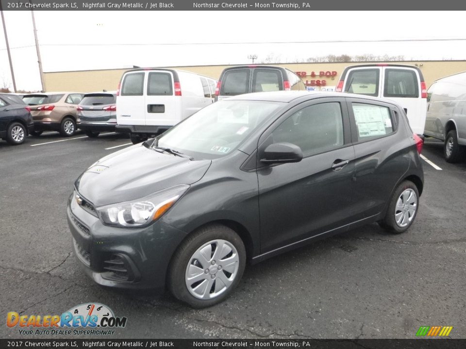 2017 Chevrolet Spark LS Nightfall Gray Metallic / Jet Black Photo #1