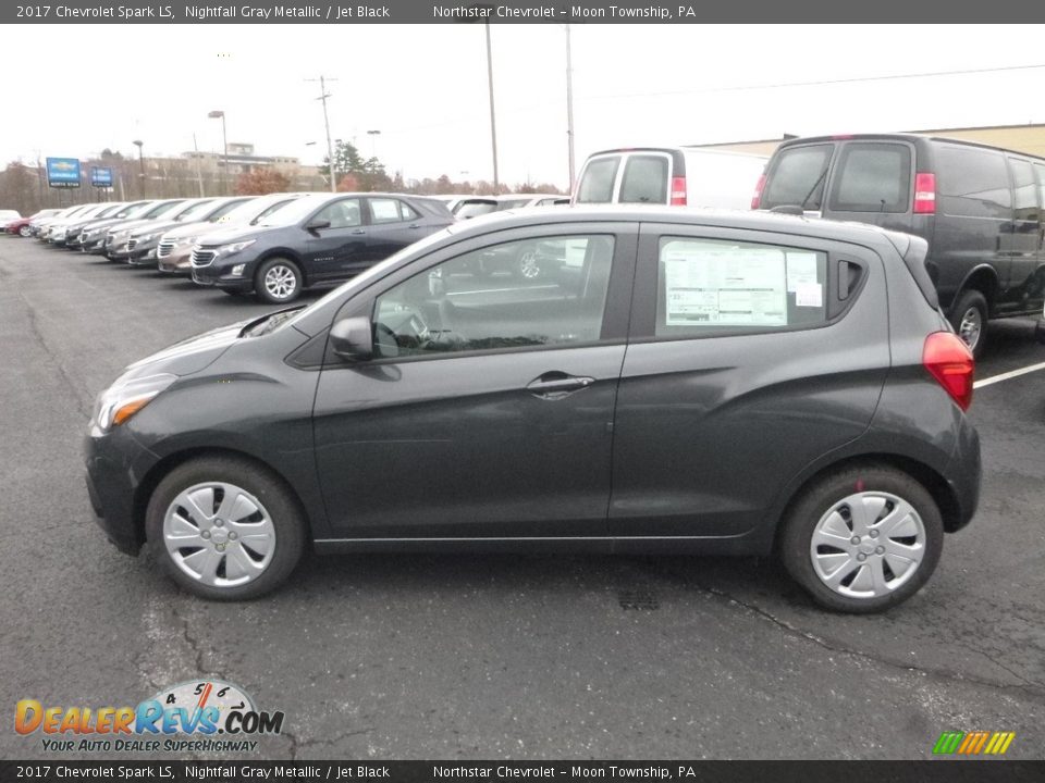 2017 Chevrolet Spark LS Nightfall Gray Metallic / Jet Black Photo #2