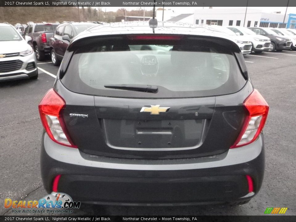 2017 Chevrolet Spark LS Nightfall Gray Metallic / Jet Black Photo #4