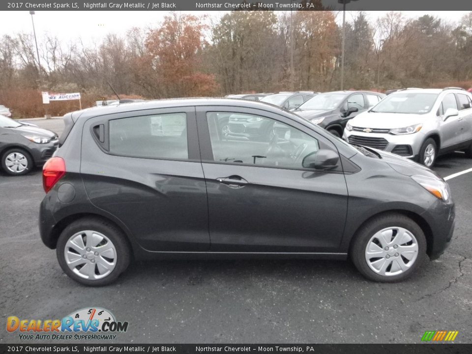 2017 Chevrolet Spark LS Nightfall Gray Metallic / Jet Black Photo #6