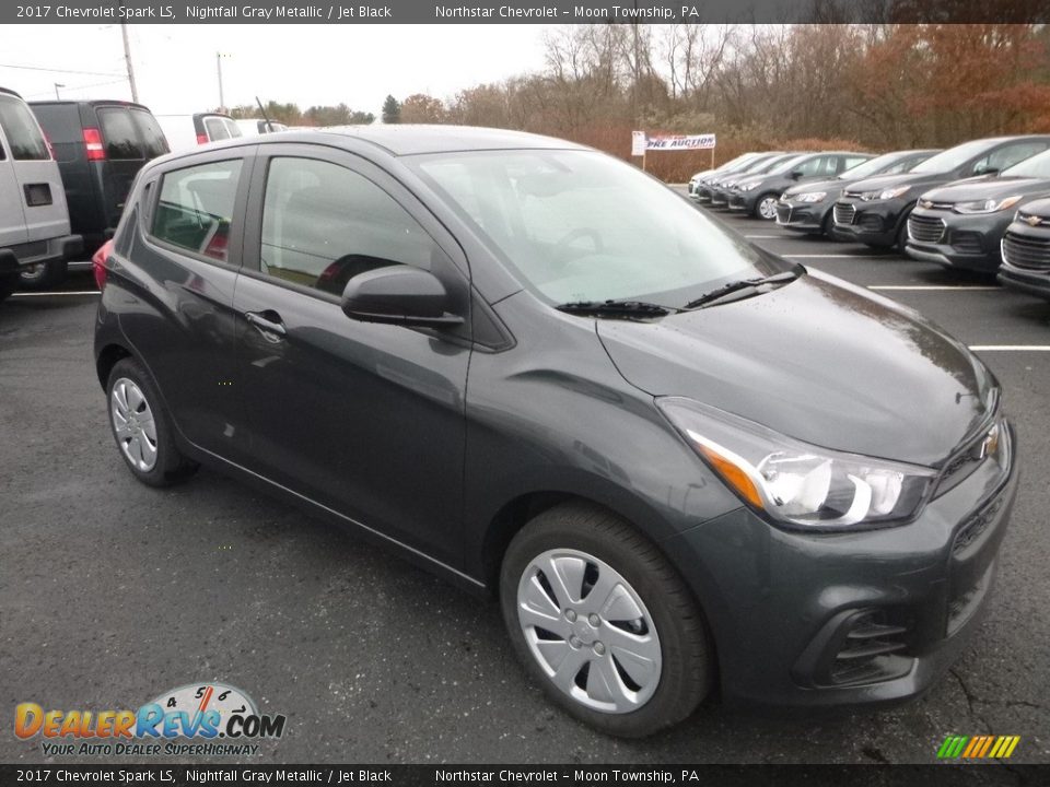 2017 Chevrolet Spark LS Nightfall Gray Metallic / Jet Black Photo #7