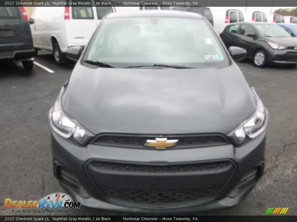 2017 Chevrolet Spark LS Nightfall Gray Metallic / Jet Black Photo #8