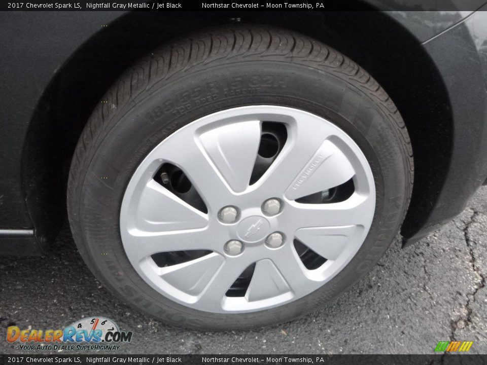 2017 Chevrolet Spark LS Nightfall Gray Metallic / Jet Black Photo #9