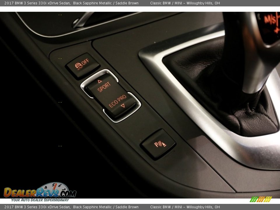 2017 BMW 3 Series 330i xDrive Sedan Black Sapphire Metallic / Saddle Brown Photo #16